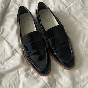 Navy loafers